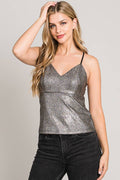 Silver Shimmer Cami Tank
